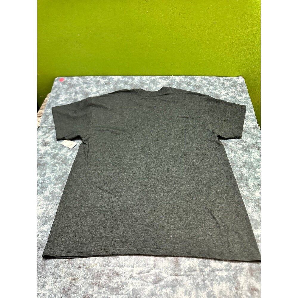 The Beatles Short Sleeve Graphic Tee in Charcoal Gray with Union Jack - Picture 7 of 10